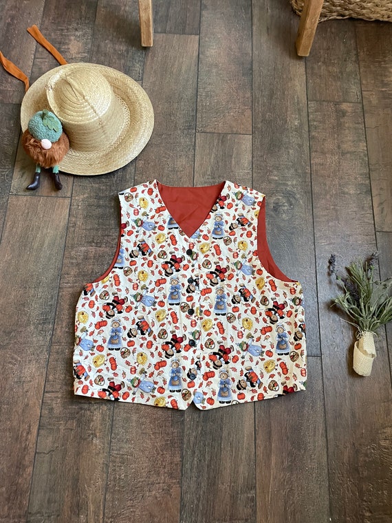 Vintage teddy bear vest - Gem