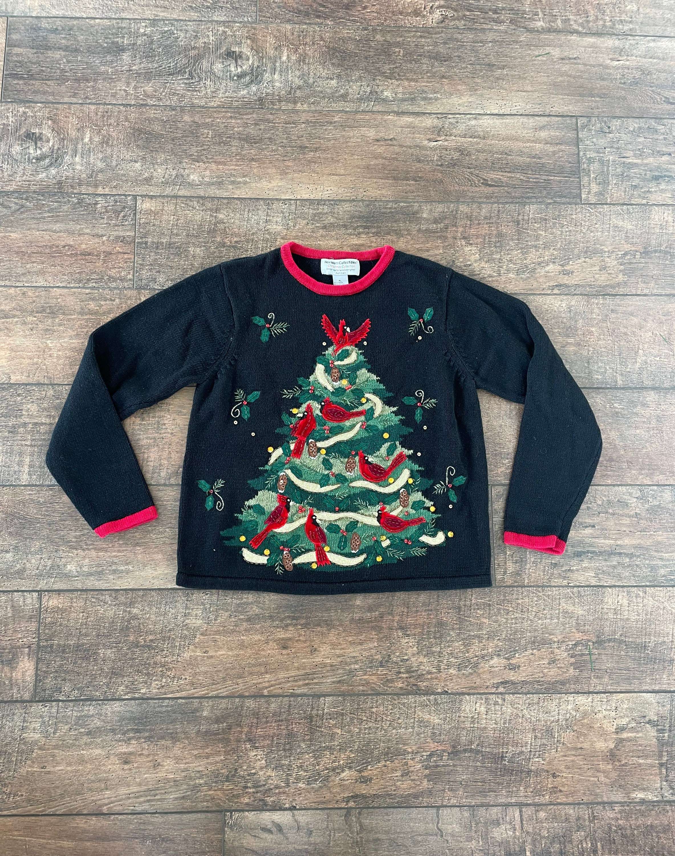 Christmas Cardinal Sweater Cardinal 