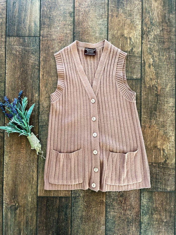 Vintage Knit Sweater Vest, Vintage Sweater Vest wi