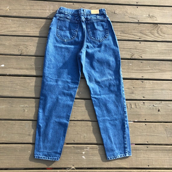 Vintage 90s Lee Tapered Jeans, 12 Medium Jean, Ma… - image 3