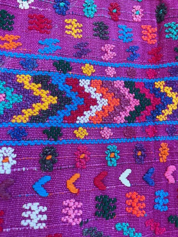 90s Guatemalan Vest, Vintage Bright Woven Vest, 9… - image 5