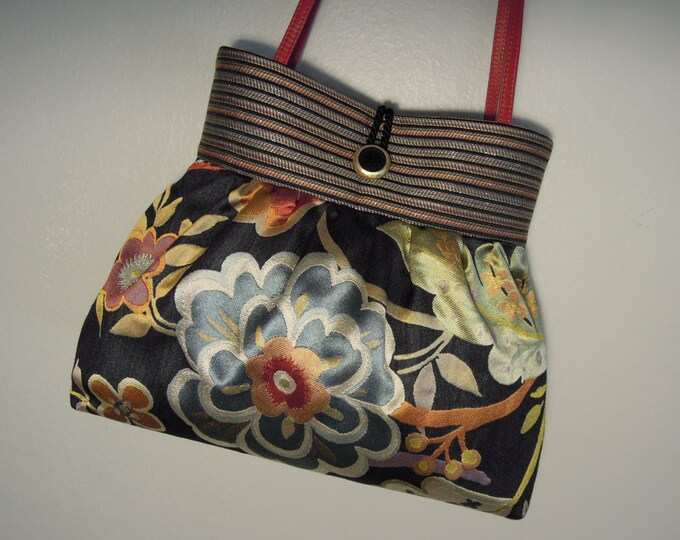 Striped Pattern Casual Handbag