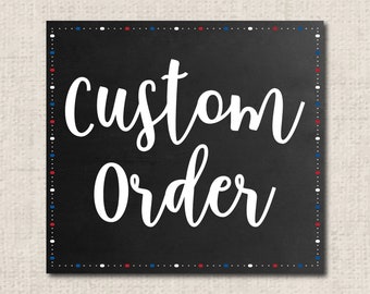 Military Homecoming CHALKBOARD Sign - CUSTOM ORDER