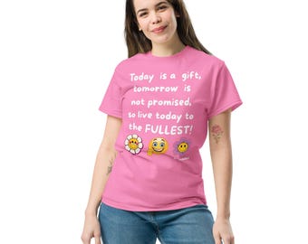 Unisex Tomorrow is not promised classic graphic Tee, Christian shirt, Faith base Tee