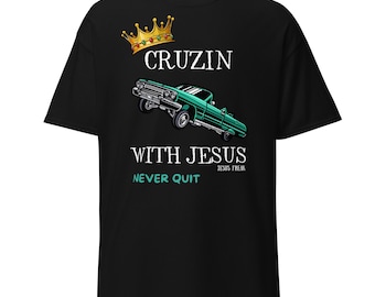 Cruzin with Jesus Unisex classic graphic T Shirt