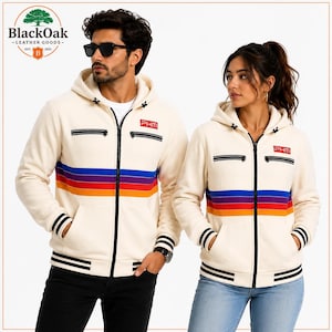 Project Hail Mary Ryan Gosling Hoodie, Ryland Grace Cosplay Jacket, Rainbow Stripe Fleece Zip Up Hoodie