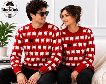 Jersey inspirado en la princesa Diana | Jersey de lana roja | Jersey navideño unisex | Jersey de vacaciones | Regalo para hombres y mujeres