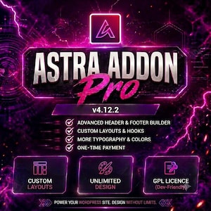 Astra Addon Pro v4.12.2 | WordPress Theme Customization Plugin | Advanced Website Builder
