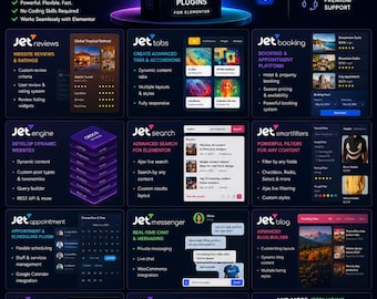 Crocoblock Complete Bundle for Elementor | 18+ JetPlugins WordPress Toolkit (Digital Download)