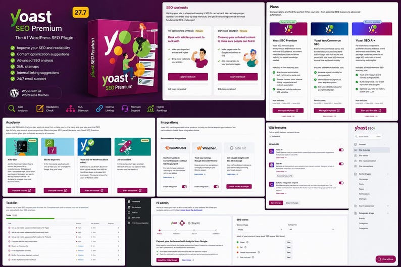 Yoast SEO 27.7 WordPress Plugin | Advanced Search Optimization (Digital Download) image 3