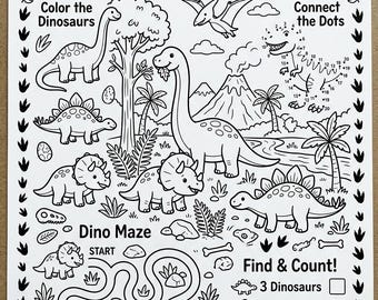 Pacchetto Dinosauri: 10 pagine digitali