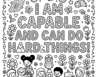 5 pagine di affermazioni positive per bambini