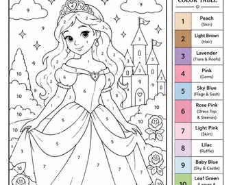 Principessa Colora con i Numeri - Download Digitale