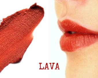 LAVA Red Mineral Lip Tint Lippenstift: Vegane Lippenfarbe