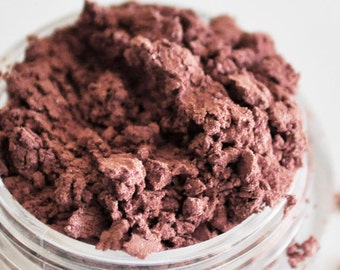 RASPBERRY CREAM Dark Pink Mineral Eye Shadow: Natural Vegan Makeup Color