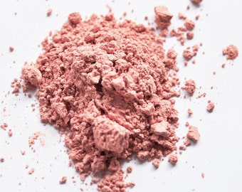 Rushed Warm Pink Mineral Blush sample: Natural & Vegan Makeup Color