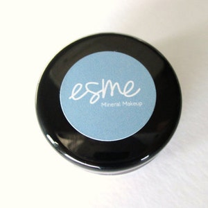 MIDNIGHT BLUE Mineral Eye Shadow: Natural Vegan Makeup Color, Small Size image 4