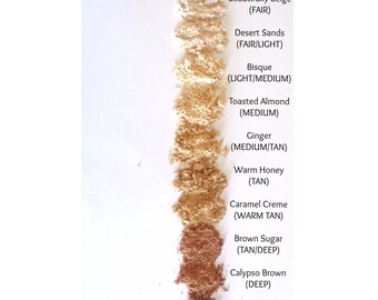 Mineral Foundation, premium & natural - SAMPLE size, pick any two