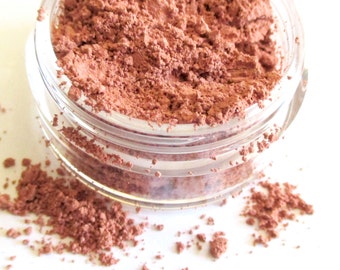 Cheeky Dusty Pink Mineral Blush: Natural & Vegan Makeup Color