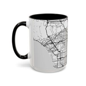 Los Angeles Ariel View Coffee Mug, Coffee Lover Gift, Home Decor Mug, Birthday Gift, Unique Mug, Personalized Mug, Housewarming Gift, Cali image 9
