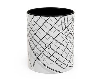 Ligioner PA Coffee Mug, Unique Ceramic Tea Cup Gift, Pennsylvania Souvenir, Travelers Kitchen Decor, 11oz 15oz Accent Coffee Mug