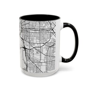 Mug, Cleveland Ariel Map Coffee Mug, Coffee Lover Home Decor, Unique Drinkware Gift, Kitchen Decor Accent, Tea Cup, Housewarming Present image 8