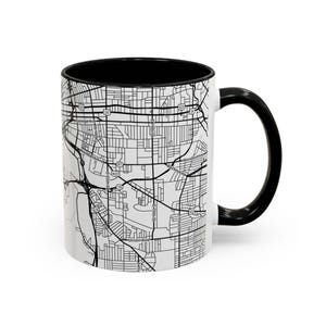 Mug, Cleveland Ariel Map Coffee Mug, Coffee Lover Home Decor, Unique Drinkware Gift, Kitchen Decor Accent, Tea Cup, Housewarming Present image 2