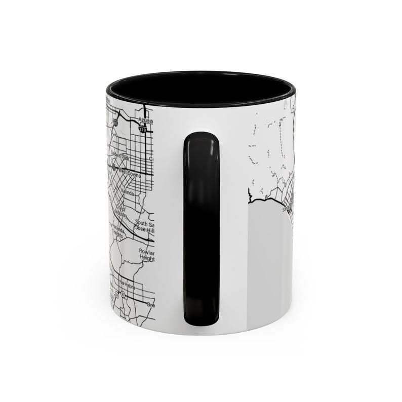 Los Angeles Ariel View Coffee Mug, Coffee Lover Gift, Home Decor Mug, Birthday Gift, Unique Mug, Personalized Mug, Housewarming Gift, Cali image 4