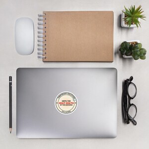 Funny Developer Sticker | Temporary Solution Still in Prod | Programmer Laptop Decal | Software Engineer Tech Humor | Coding Joke
