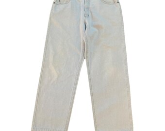 Vintage Lee Riders Denim Jeans Blue Men's 38x28 Light Wash