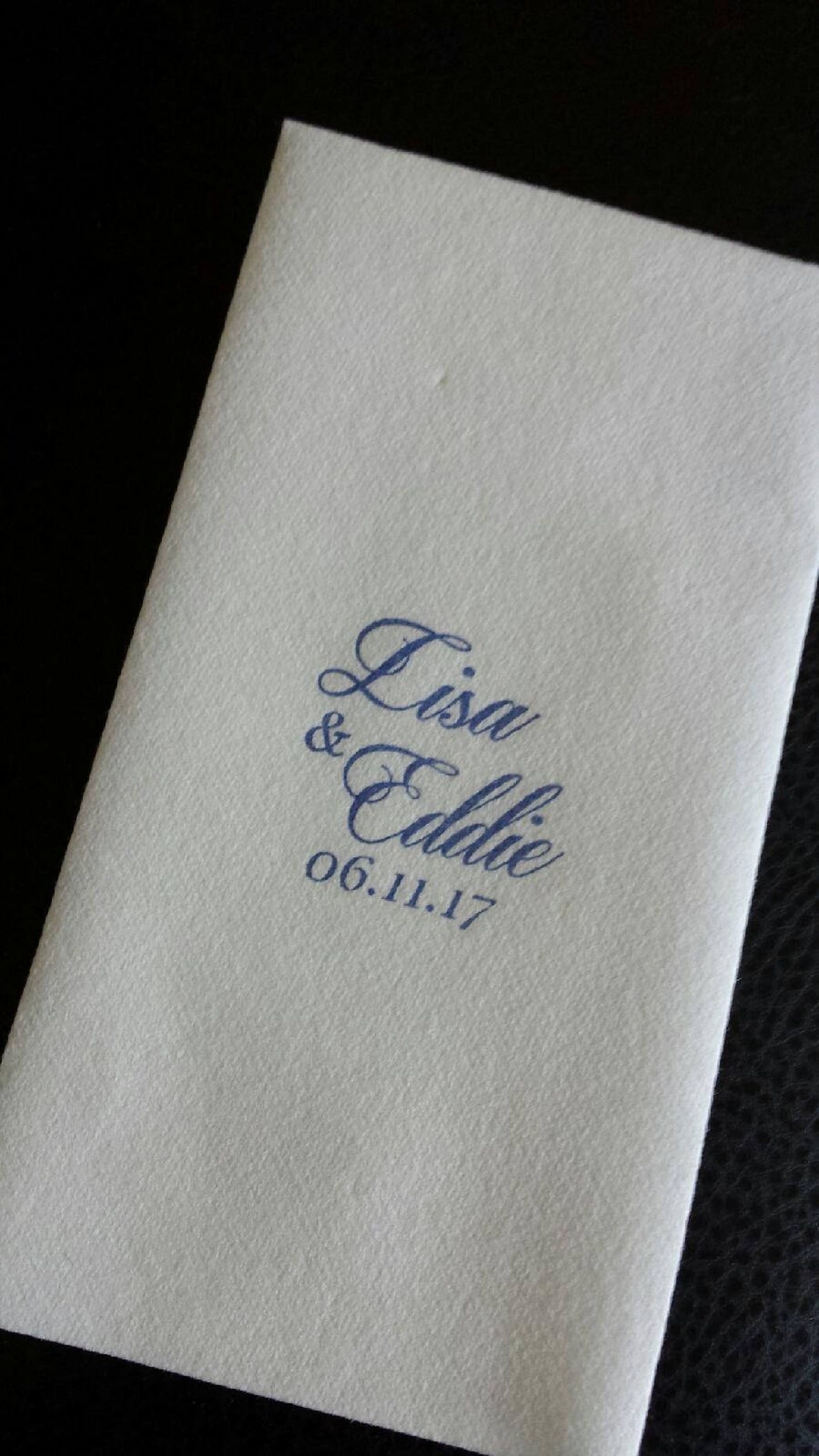 Monogrammed Personalized Paper Guest Towels Napkins Etsy