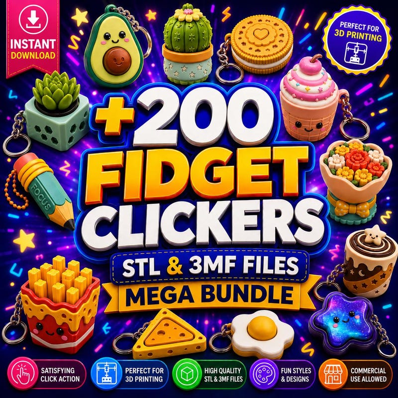 Fidget Clicker Template - Etsy