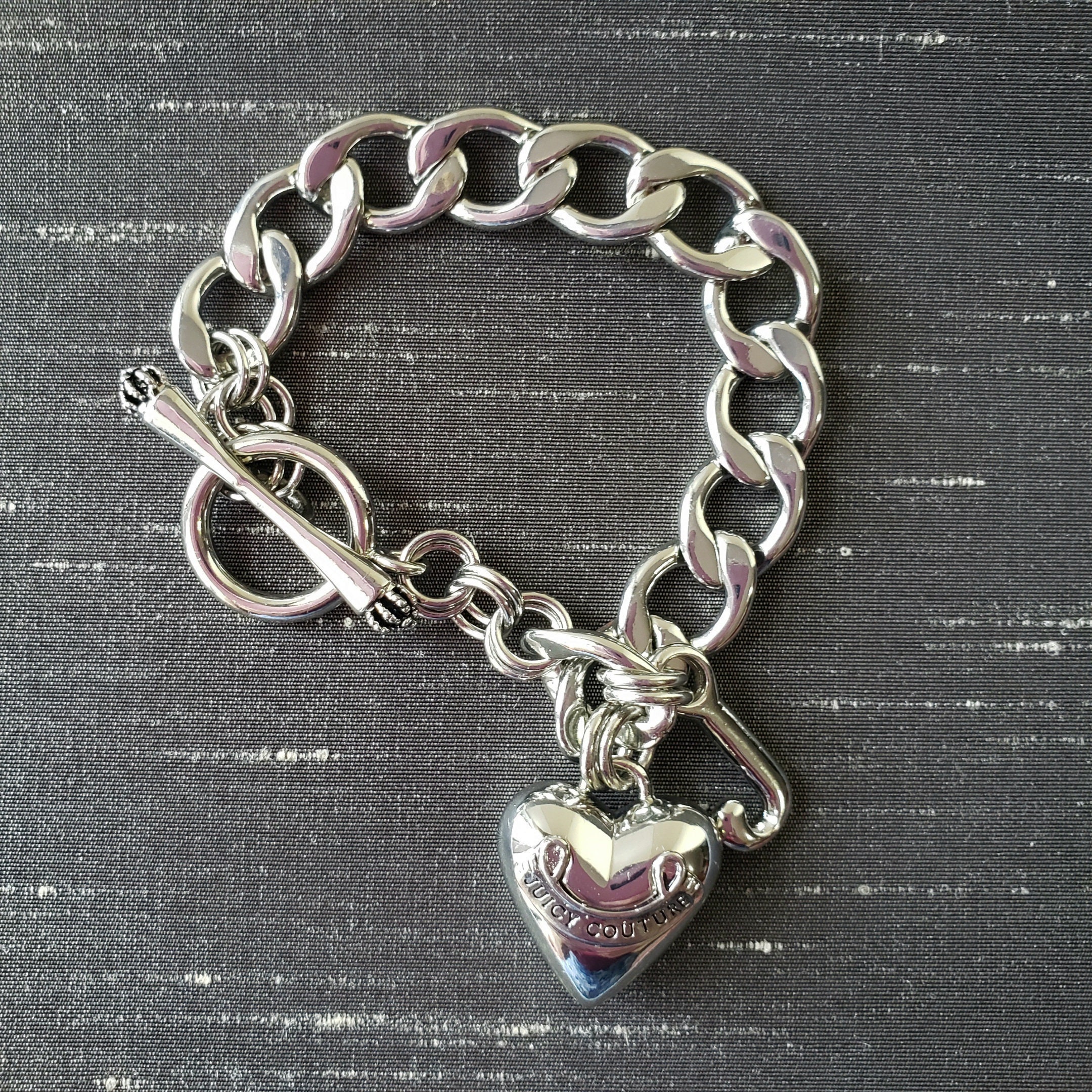 Juicy Couture Silver chain bracelet – House of Labels Ltd