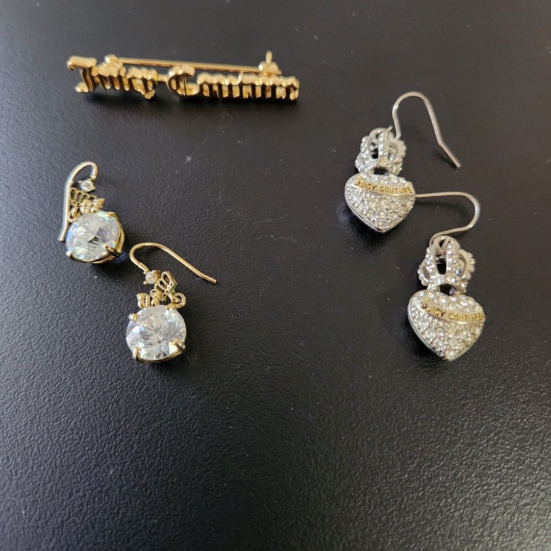 Amazon.com: Juicy Couture SIlvertone Heart Charm Pendant