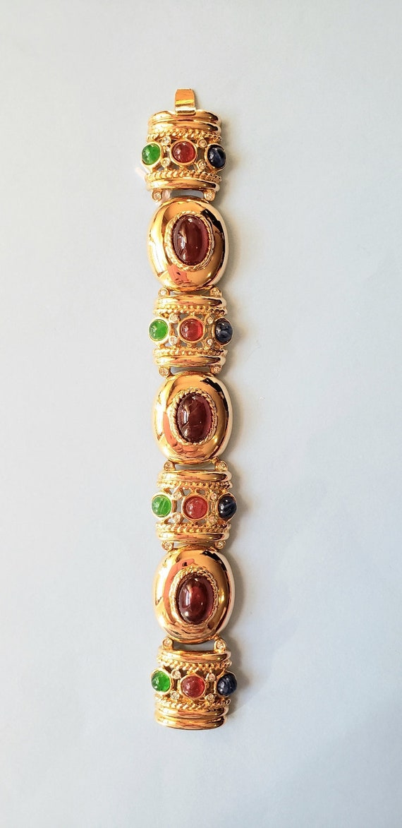 Joan River bracelet Gold ton bracelet Link bracele