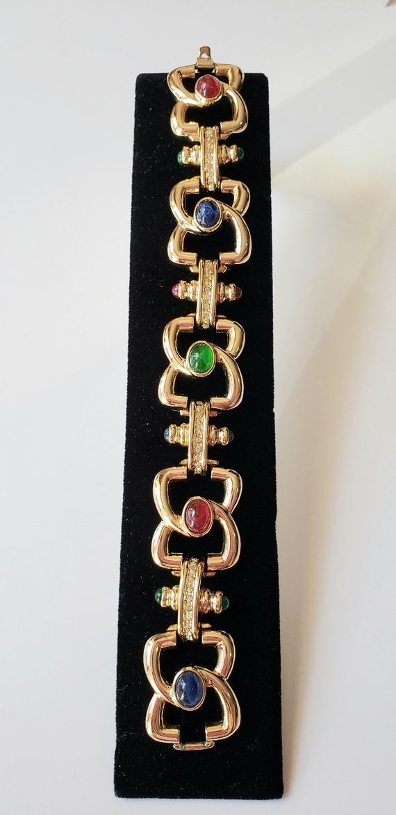 Joan River bracelet Gold ton bracelet Link bracele