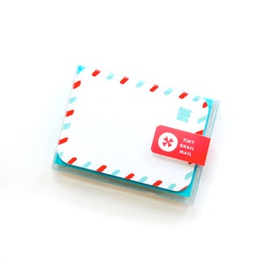 courrier d’escargot minuscule - ensemble de 10 cartes d’enceinte