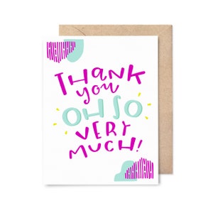 gracias tarjeta - gracias oh mucho