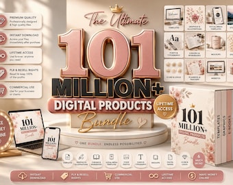 Plus de 101 millions de produits numériques DPP MRR Droits de revente principaux Droits de marque privée Revenu passif Téléchargement instantané