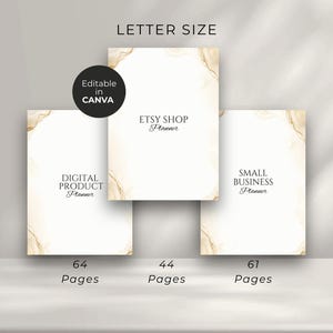 Digital Products Planner Etsy Seller Planner Small Business Planner Canva Template Business Growth Marketing Content Planner
