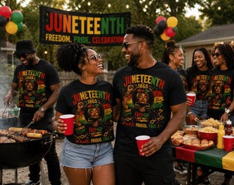 Juneteenth PNG Shirt Design | Afro Woman Graphic, Black History Apparel (Digital Download)