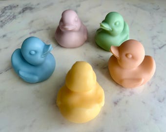 Large Customized Rubber Duck Soap – Scented and Colored! Party Favors! (Singles or Bulk)