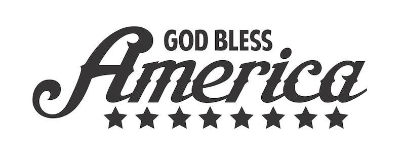 Download GOD BLESS AMERICA Decal. Patriotic Decal. 4th of July. | Etsy