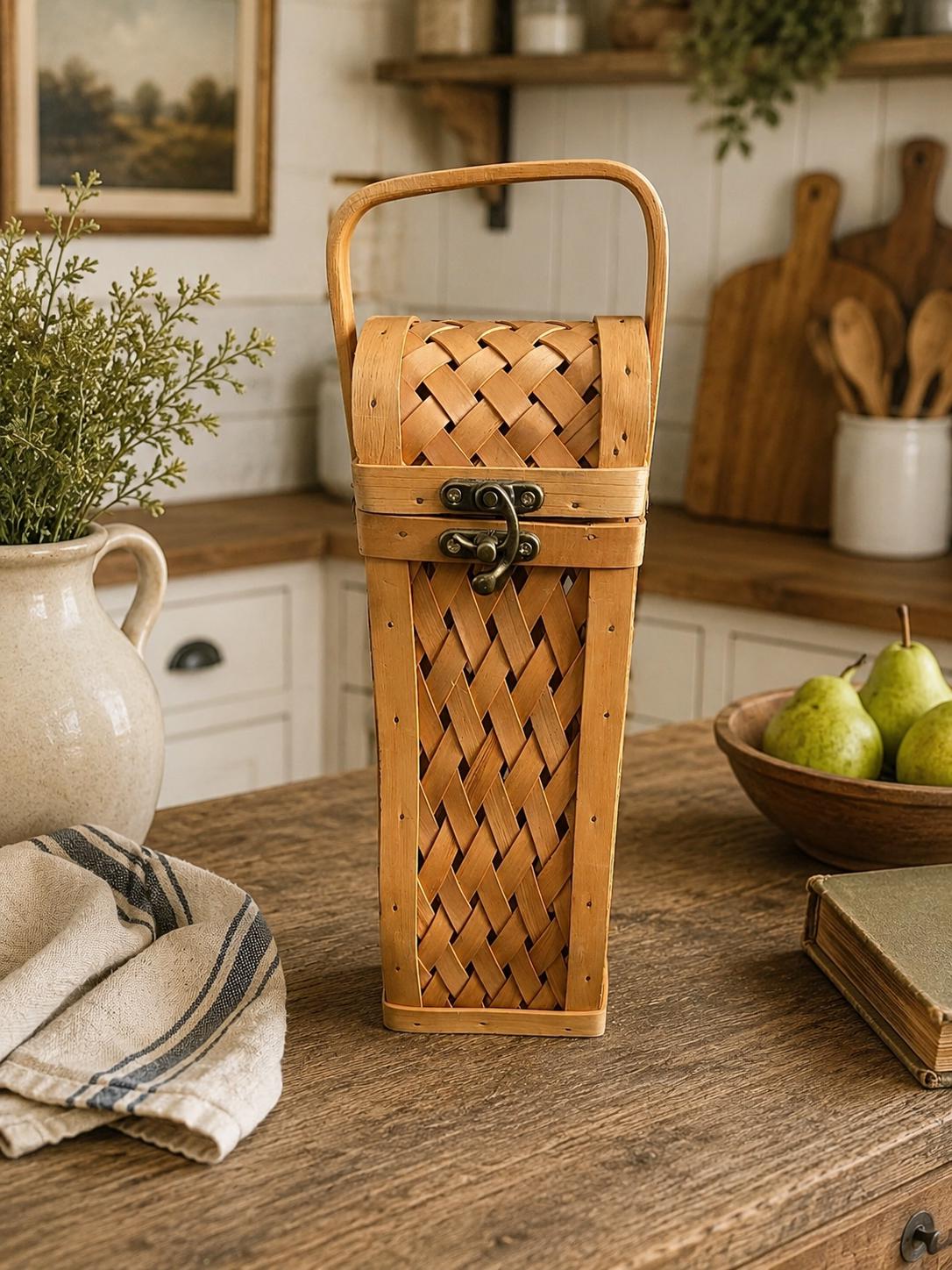 Vintage Wine Bottle Carrier - Etsy