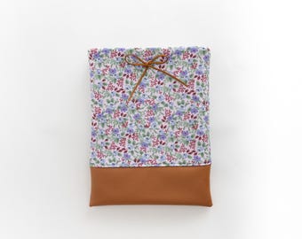 SALE! SAVE 10% (Orginally 28.00-32.00)Rosa in Violet Book Sleeve or Kindle Pouch - Rifle Paper Co. - Faux Leather