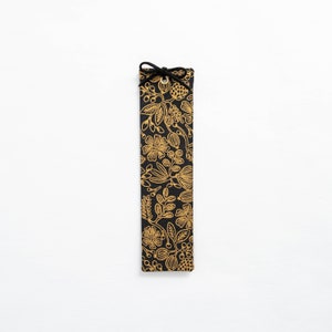 Black & Gold Moxie Bookmark - Rifle Paper Co. - Perfect Gift for Bookworm
