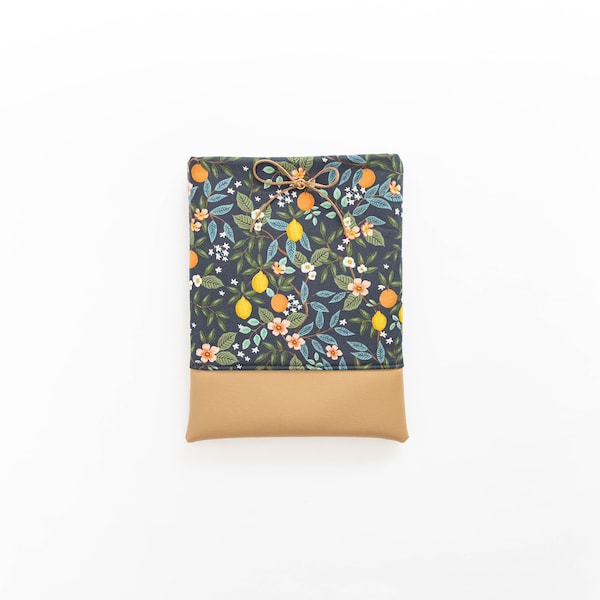 Citrus in Navy Book or Kindle Sleeve - Rifle Paper Co.