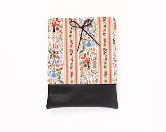 SALE! SAVE 40% (Orginally 28.00-32.00)Nutcracker in Cream Book Sleeve or Kindle Pouch - Rifle Paper Co. - Faux Leather