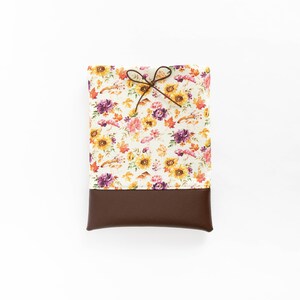 SALE! Save 25% (Originally 28.00 - 32.00) Watercolor Florals & Mushrooms Book or Kindle Sleeve