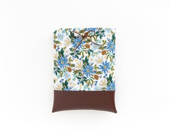 SALE! Save 40% (Originally 28.00 - 32.00) Poinsettias in Bue & White Rifle Paper Book or Kindle Sleeve